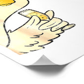 Cheers Happy New Year 2026 Goose With Champagne Di Poster (Hoek)