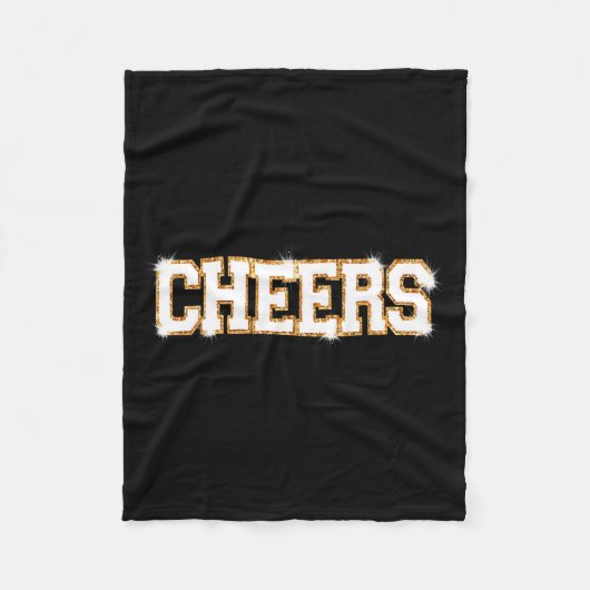 Cheers Happy New Year Celebration New Years Eve Pa Fleece Deken (Voorkant)