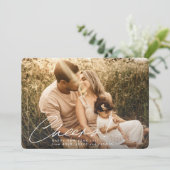 Cheers! Happy New Year-foto Feestdagenkaart (Staand voorkant)