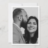 Cheers Happy New Year Modern Chic 2 Photo Feestdagenkaart (Achterkant)