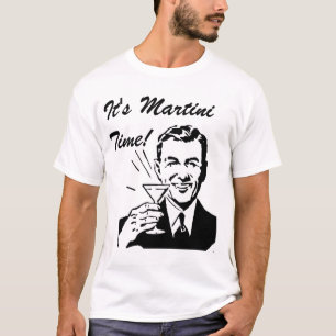 Cheers Het is Martini Time! T-shirt