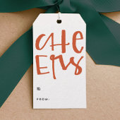 Cheers Holiday Gift Labels Cadeaulabel