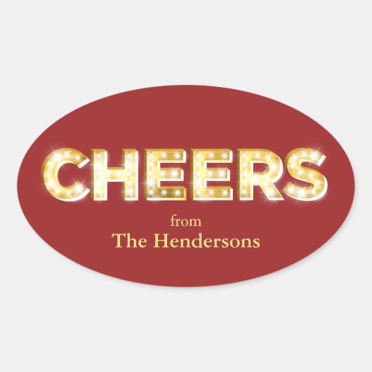 Cheers Holiday Sticker (Voorkant)