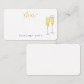 Cheers! Informatiekaartje Notitiekaartje (Voorkant / Achterkant)