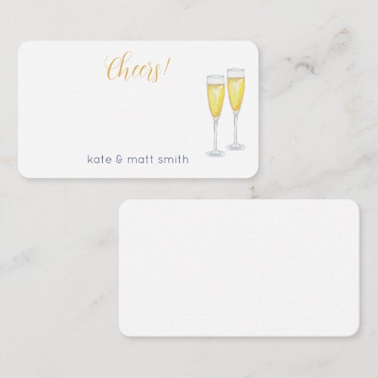 Cheers! Informatiekaartje Notitiekaartje (Voorkant / Achterkant)
