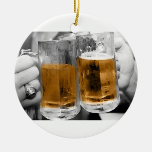 Cheers! Keramische ornament (Voorkant)