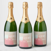 Cheers-label voor flessen sparkling wijnetiket (Flessen)