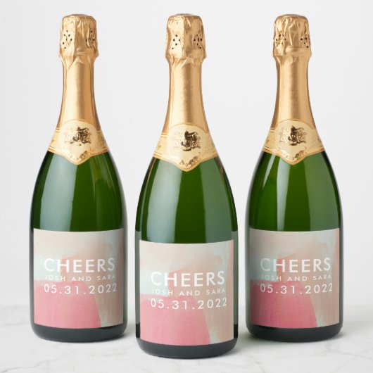 Cheers-label voor flessen sparkling wijnetiket (Flessen)