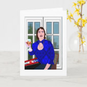 Cheers LeeMarie's creatieve design Kaart (Gele Bloem)