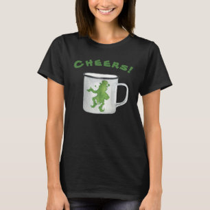 Cheers Leprechaun Cup St Patricks Day T-Shirt