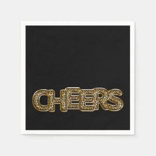 CHEERS Luipaard Print Ballon Chic Fun Servet