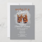 Cheers Maak er een Double Celebration Whiskey Glas Kaart (Voorkant)