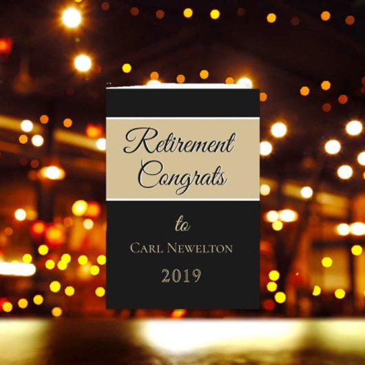 Cheers, met pensioen! Perfect, aangepaste pensioen Kaart