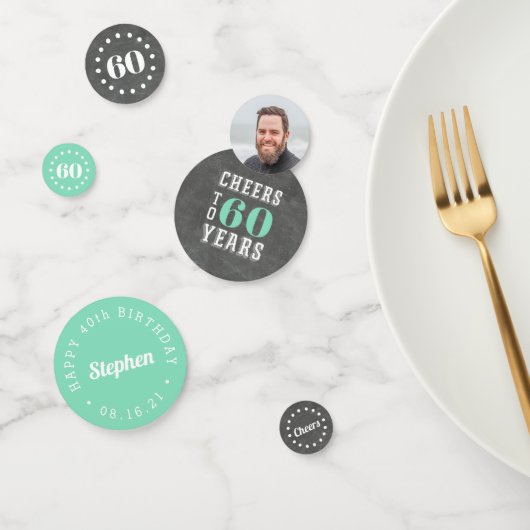 Cheers Milestone Birthday Custom Party Confetti (Groep)
