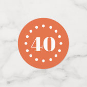 Cheers Milestone Birthday Multi Photo Confetti (Kleine voorkant)