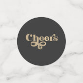 Cheers Milestone Verjaardag Custom Party Confetti (Kleine voorkant)