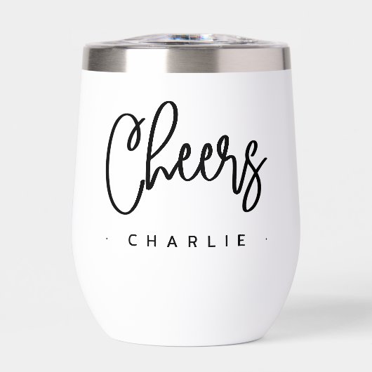 Cheers modern script aangepaste naam (Voorkant)