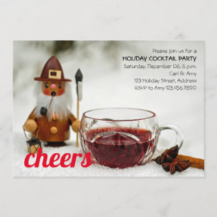 Cheers Mulled Wine & Gnome Holiday Cocktail Kaart