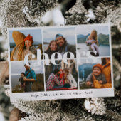 Cheers Multi Foto Kerst Kaart