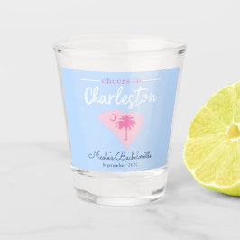 Cheers naar Charleston South Carolina Bachelorette Shot Glas