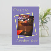 Cheers naar uitnodiging van een andere partij (Staand voorkant)