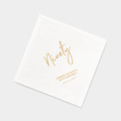 Cheers Ninety | Moderne 90ste verjaardag van volwa Folie Servetten (Links)