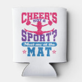 Cheer's Not a Sport Funny Cheerleading Cheerleader Blikjeskoeler (Achterkant)