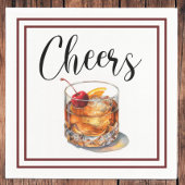 Cheers Old Fashioned Script Rand Servet