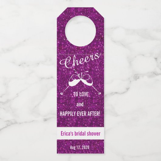 Cheers om van Vrijgezellenfeest wijn te houden Uit Flessenhanger (Voorkant)