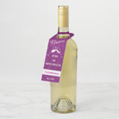 Cheers om van Vrijgezellenfeest wijn te houden Uit Flessenhanger (Schuin)