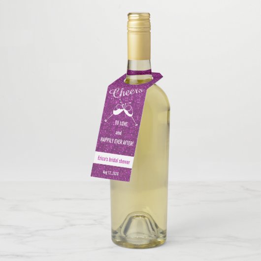 Cheers om van Vrijgezellenfeest wijn te houden Uit Flessenhanger (Schuin)