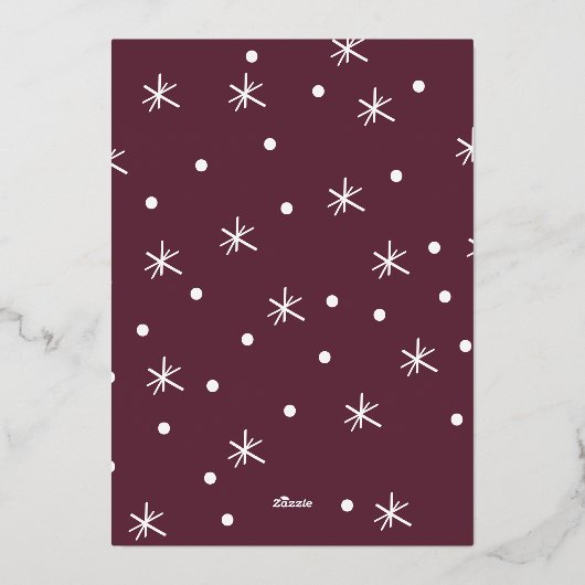 Cheers op de Verticale Foto van het Nieuwjaar Folie Feestdagenkaart (Achterkant)