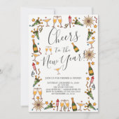 Cheers op uitnodiging van de Cocktail-partij in he (Voorkant)