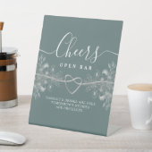 Cheers Open Bar Reclamebord Met Voetstuk (Insitu)