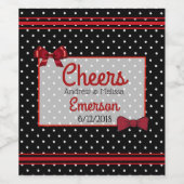 Cheers Personalized Wedding Wine Bottle Labels Wijn Etiket (Enkel label)