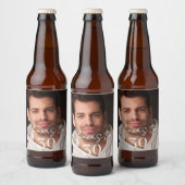 Cheers photo birthday party bier etiket (Flessen)