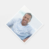 Cheers photo birthday party luncheon servet (Hoek)