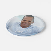 Cheers photo birthday party papieren bordje (Gekanteld)