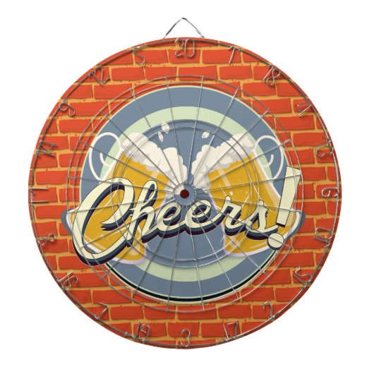 Cheers! Pub Sign Dartbord (Voorkant)