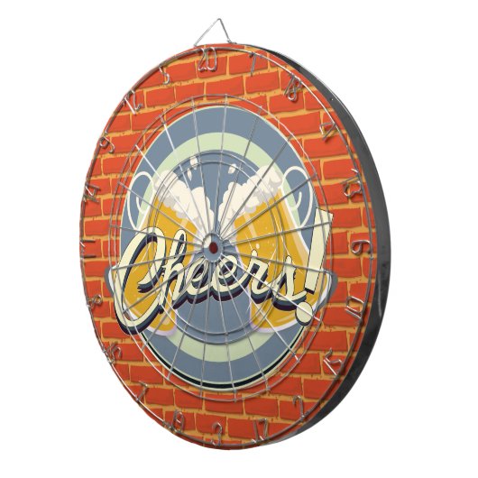 Cheers! Pub Sign Dartbord (Voorkant Rechts)