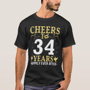 Cheers rennen tot 34 jaar gelukkig nog na Marrie T-shirt