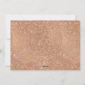 Cheers Roos Gold Glitter 3-Photo Filmstrip Holiday Feestdagenkaart (Achterkant)