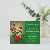 Cheers, Rozen van Love_ Briefkaart (Staand voorkant)