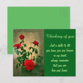 Cheers, Rozen van Love_ Briefkaart (Voorkant / Achterkant)