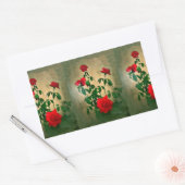 Cheers, Rozen van Love_ Rechthoekige Sticker (Envelop)