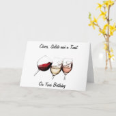 CHEERS, SALUTE EN TOAST AAN U OP DE TWEEDE DAG KAART (Gele Bloem)