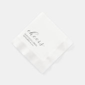 Cheers! Schone & moderne bruiloft servetten (Hoek)