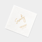 Cheers Seventy | Modern Adult 70ste verjaardag par Folie Servetten (Links)