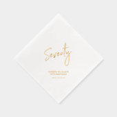 Cheers Seventy | Modern Adult 70ste verjaardag par Folie Servetten (Rechts)