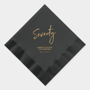 Cheers Seventy   Modern Adult 70ste verjaardag par Folie Servetten